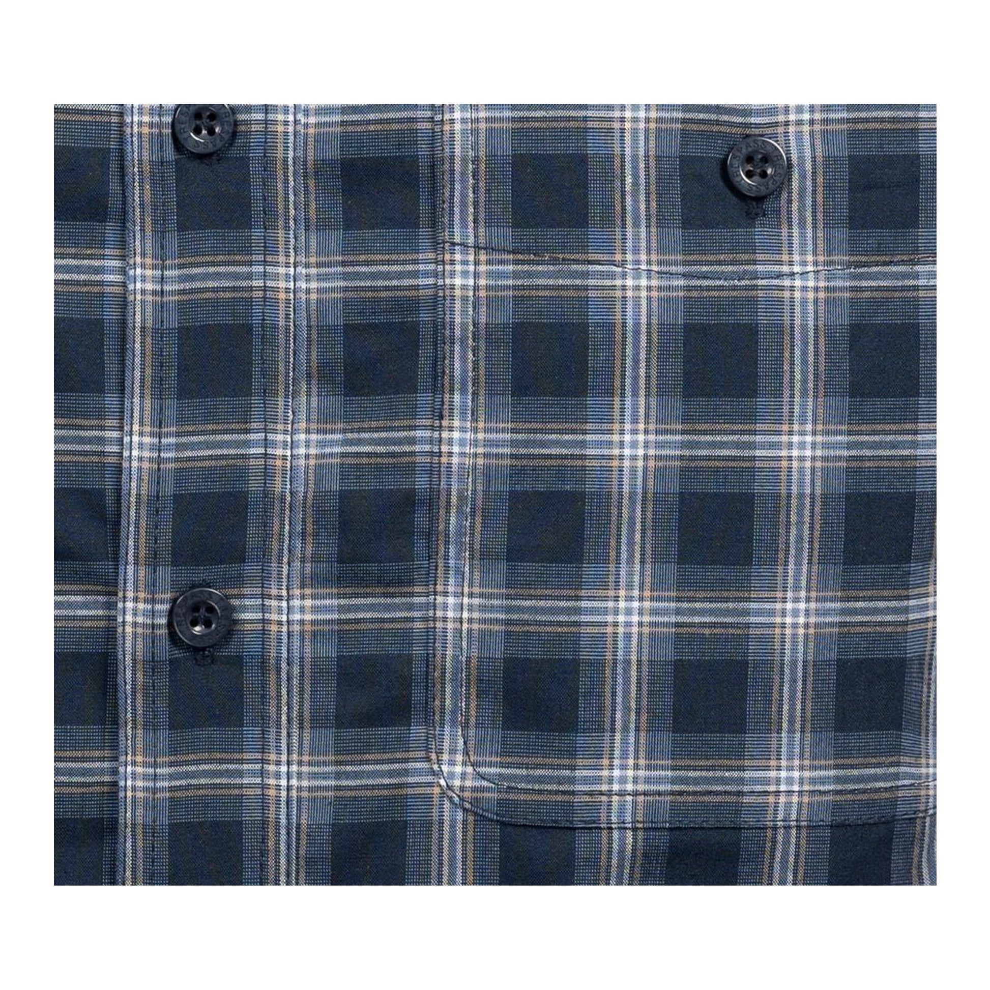 Navy - Pack Shot - Trespass Mens Barry Short-Sleeved Shirt
