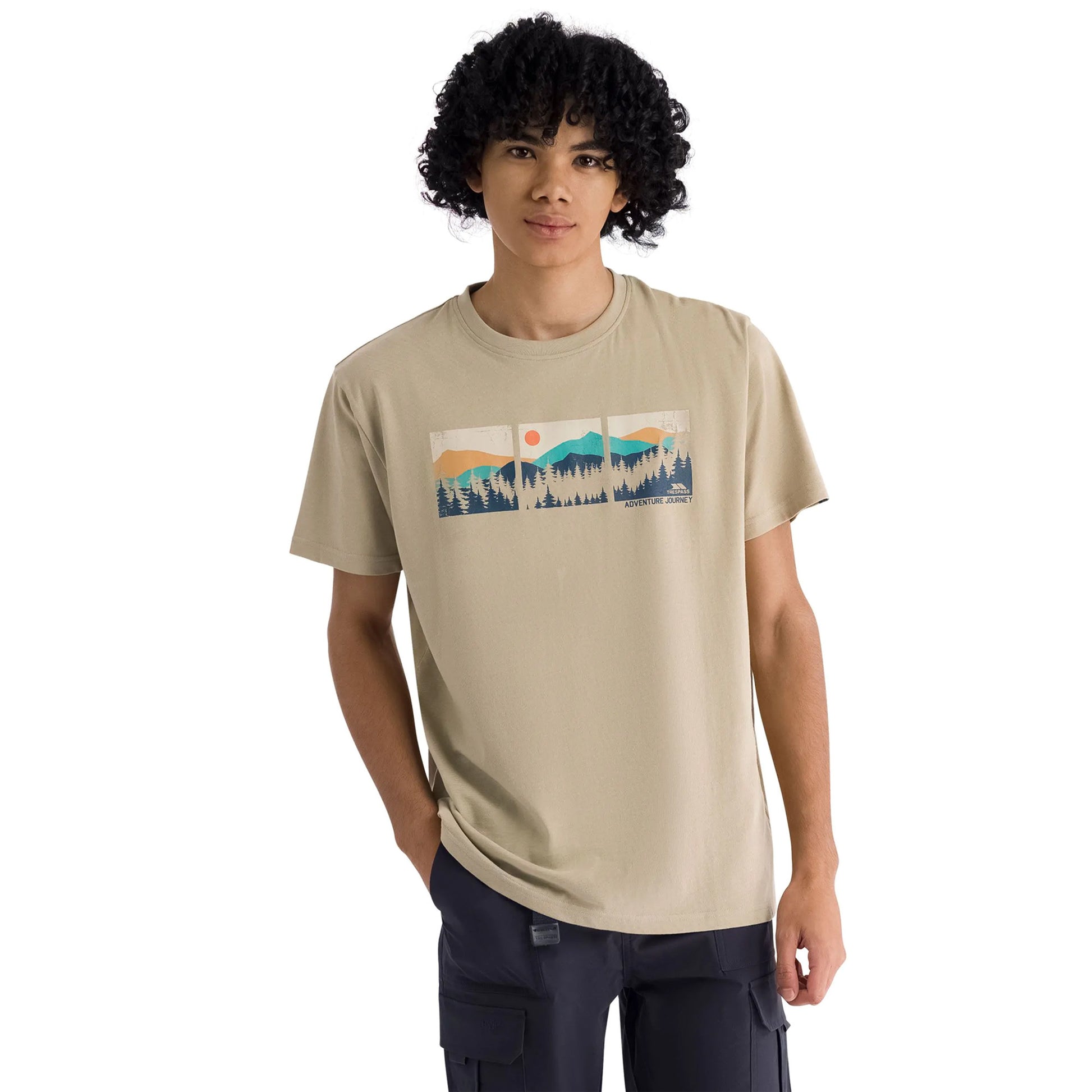 Oat - Side - Trespass Mens Benny T-Shirt