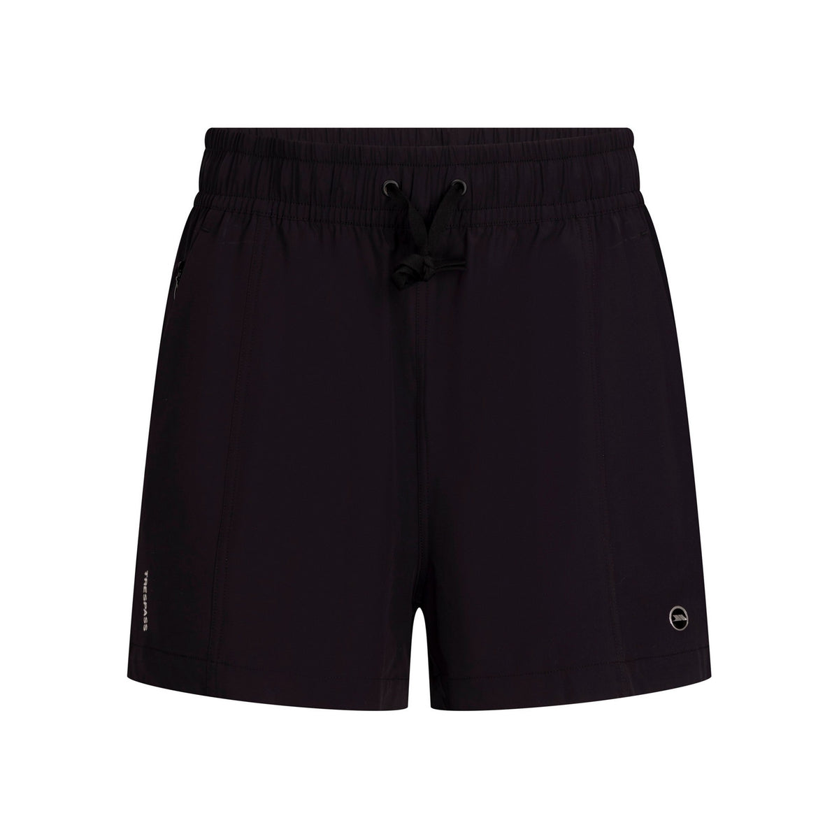 Black - Front - Trespass Womens-Ladies Seachd Shorts