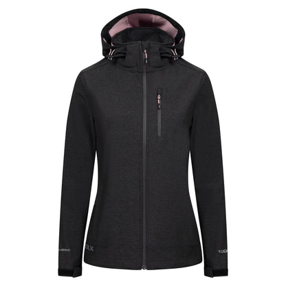 Dark Grey Marl - Front - Trespass Womens-Ladies Lorimer DLX Softshell Jacket
