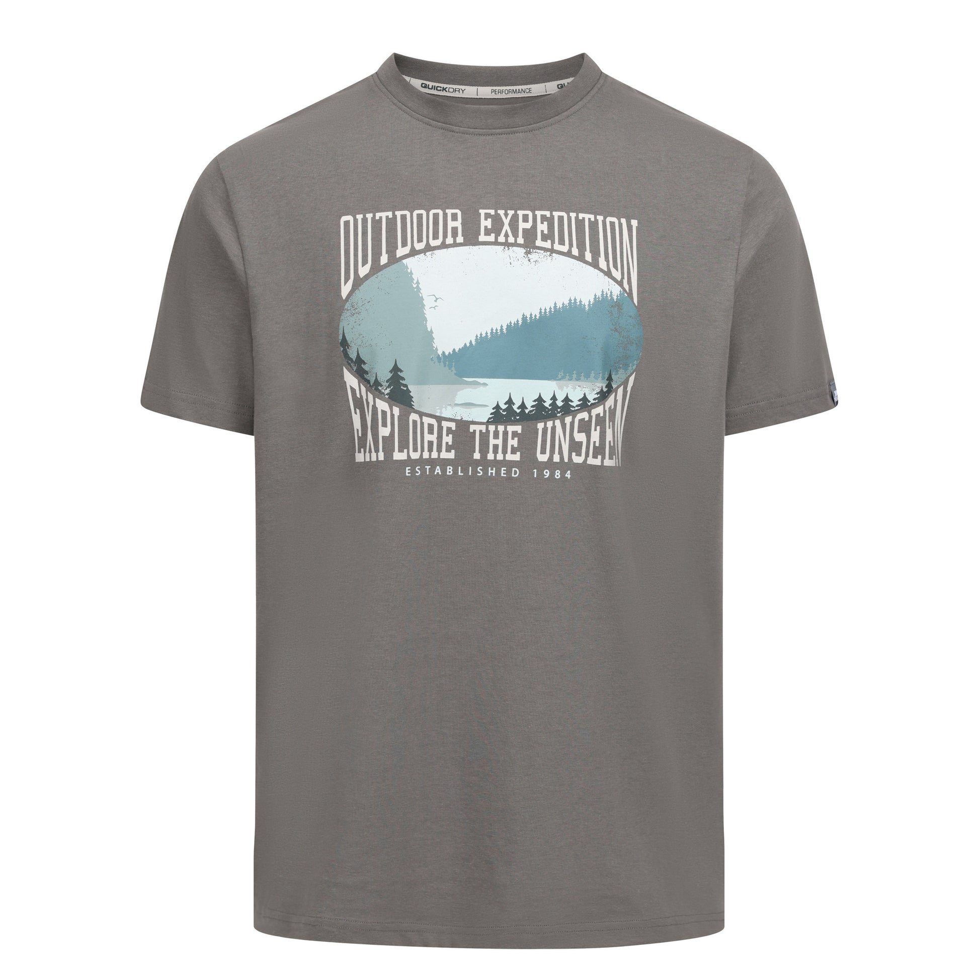 Green Smoke - Front - Trespass Mens Gallon Casual T-Shirt