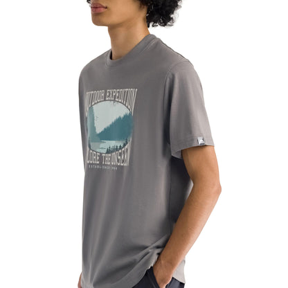 Green Smoke - Pack Shot - Trespass Mens Gallon Casual T-Shirt