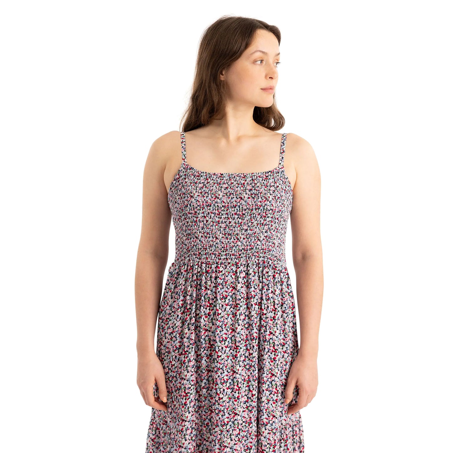 Multicoloured - Lifestyle - Trespass Womens-Ladies Selena Ditsy Floral Maxi Dress