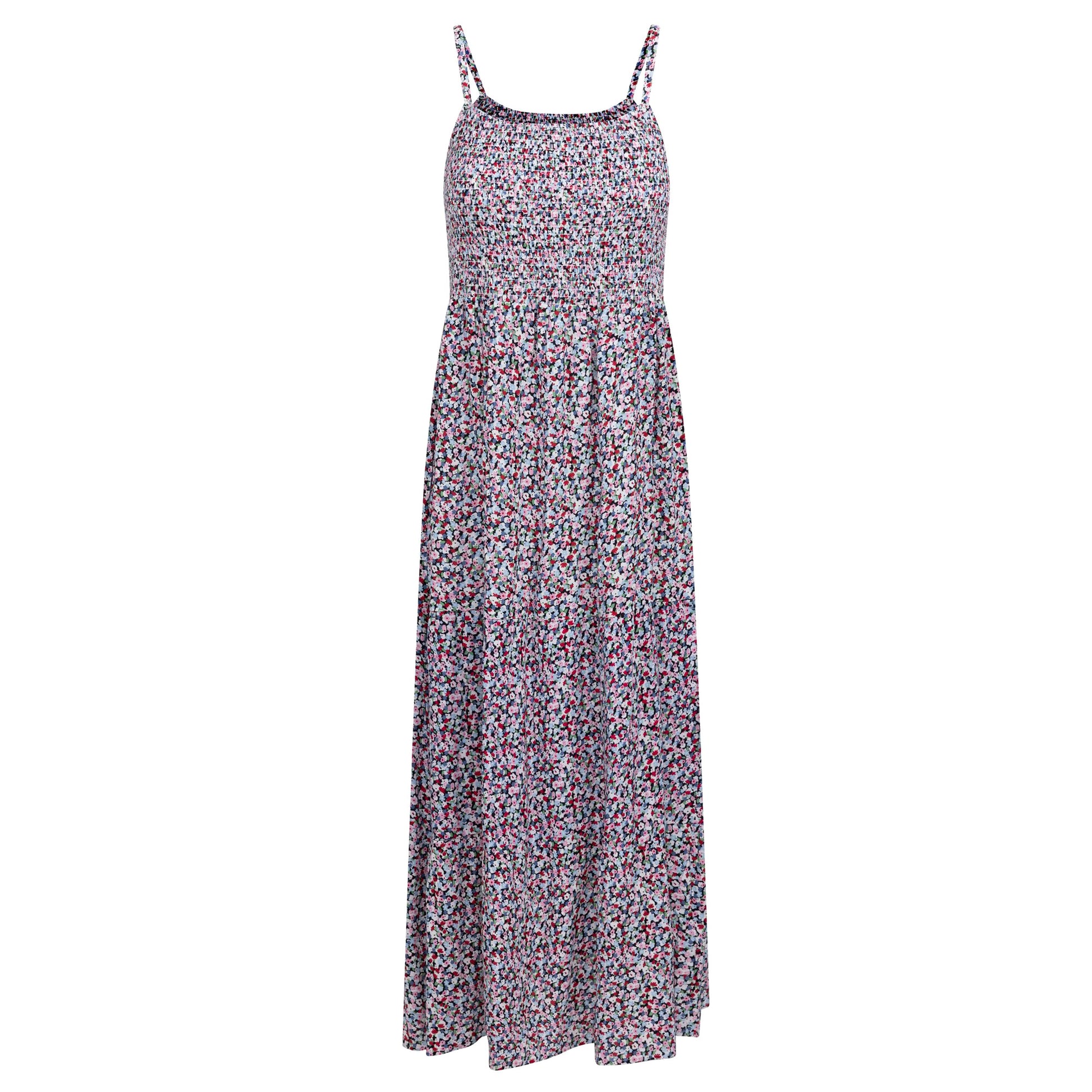 Multicoloured - Front - Trespass Womens-Ladies Selena Ditsy Floral Maxi Dress