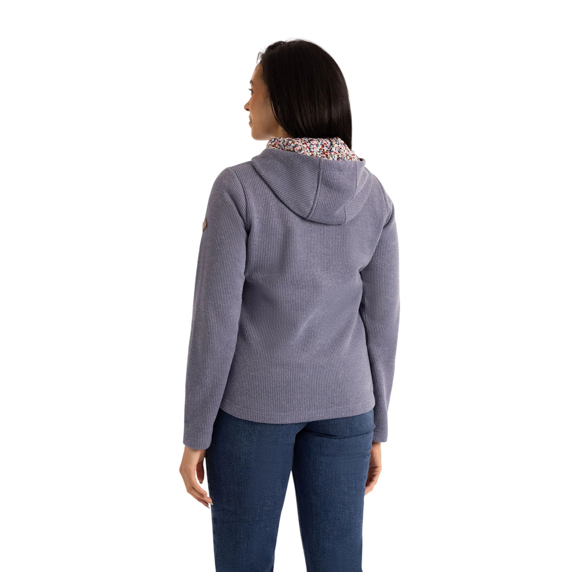 Coastal Blue - Back - Trespass Womens-Ladies Anona Fleece Jacket