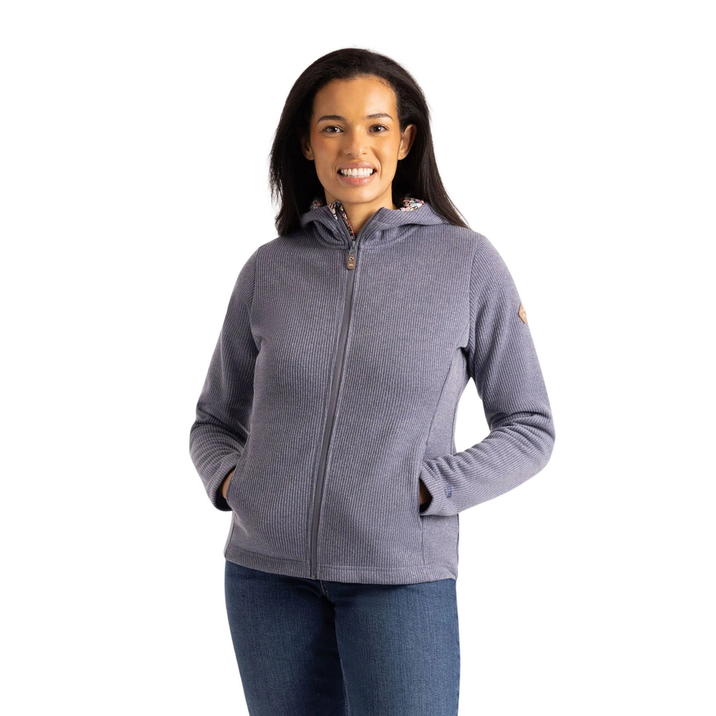 Coastal Blue - Front - Trespass Womens-Ladies Anona Fleece Jacket