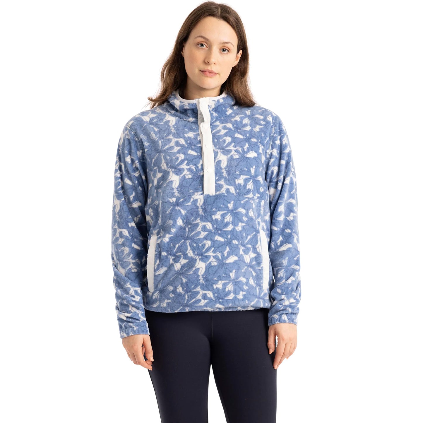 Coastal Blue - Lifestyle - Trespass Womens-Ladies Breker Fleece Top