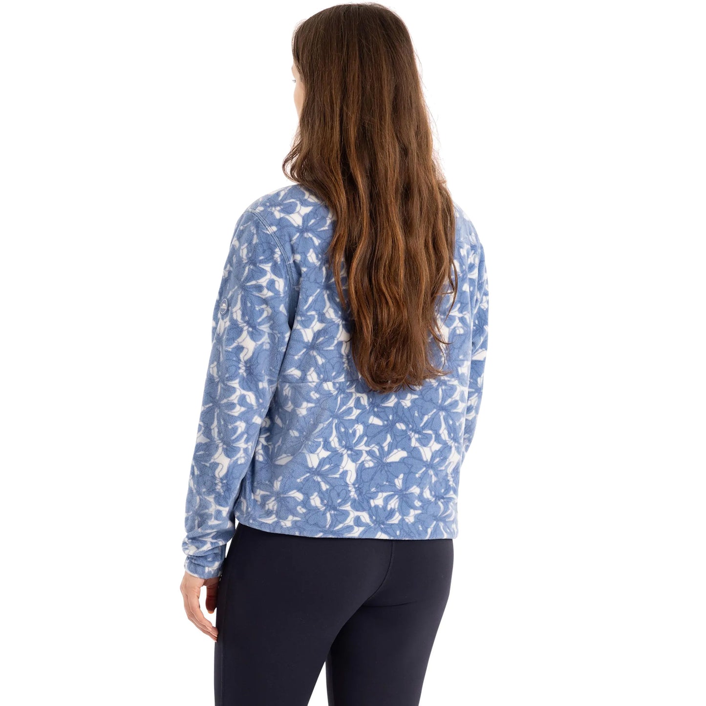 Coastal Blue - Pack Shot - Trespass Womens-Ladies Breker Fleece Top