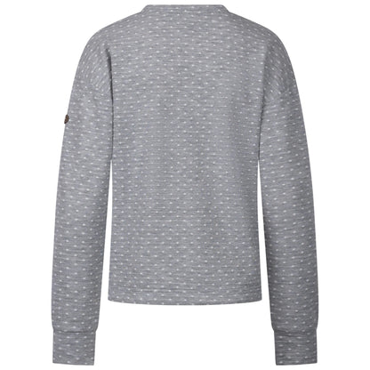 Grey Marl - Back - Trespass Womens-Ladies Ovis Long-Sleeved Top