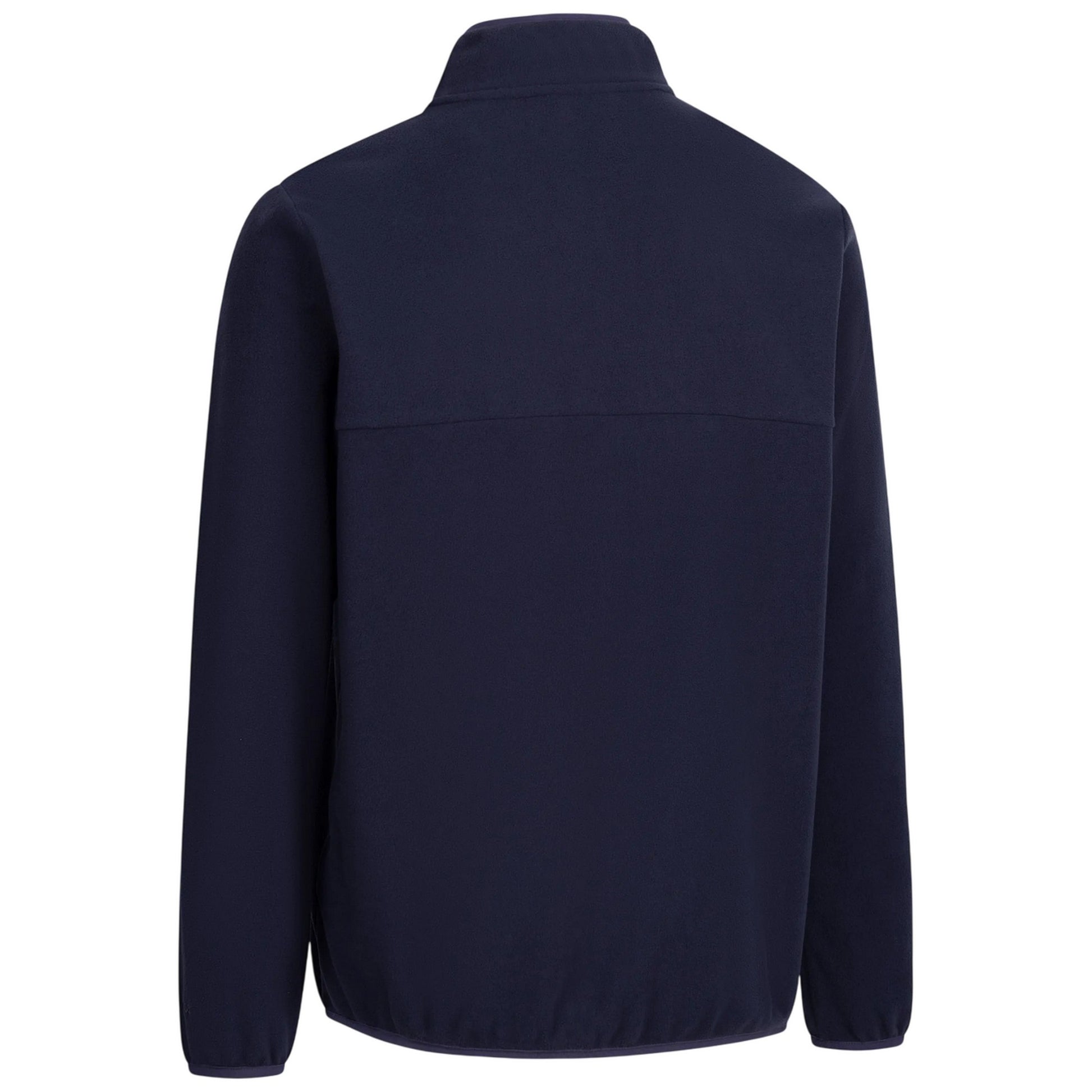 Navy - Back - Trespass Mens Hosta Anti-Pilling Fleece Top