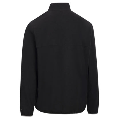 Black - Back - Trespass Mens Hosta Anti-Pilling Fleece Top