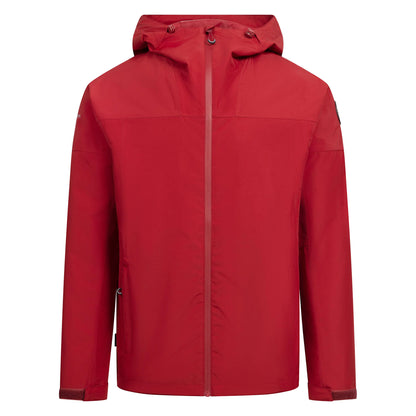 Deep Claret - Front - Trespass Mens Monach Waterproof Jacket