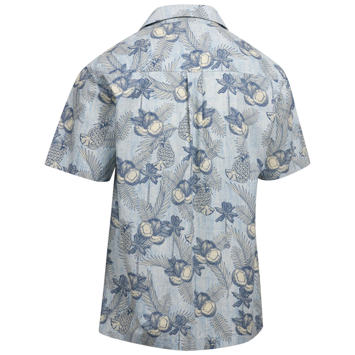 Blue Haze - Back - Trespass Mens Hart Printed Casual Shirt