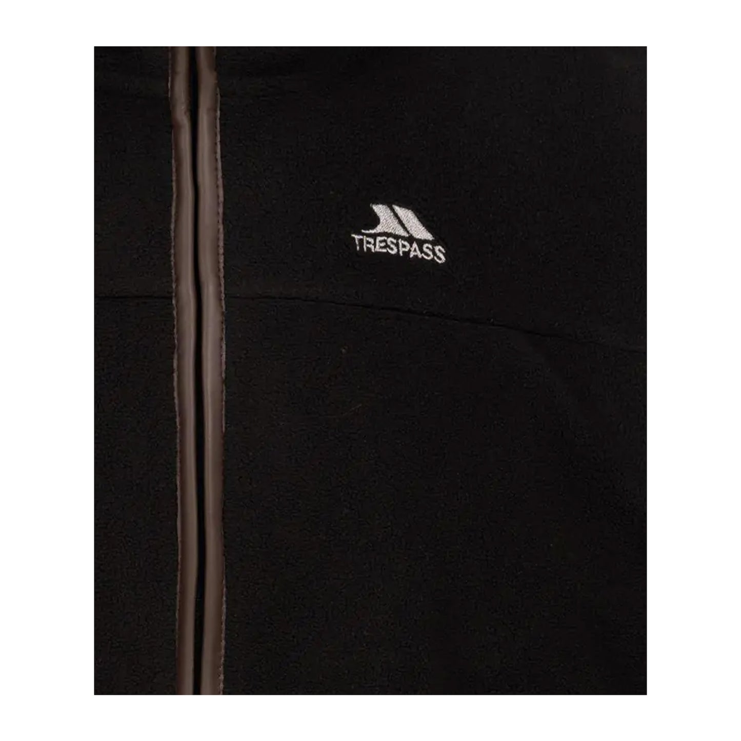 Black - Side - Trespass Mens Bernary Fleece Gilet