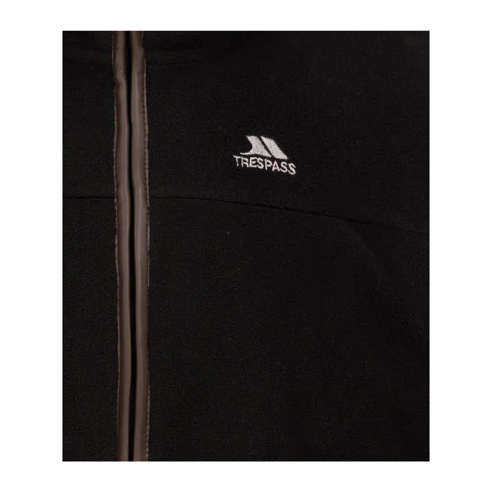 Black - Side - Trespass Mens Bernary Fleece Gilet