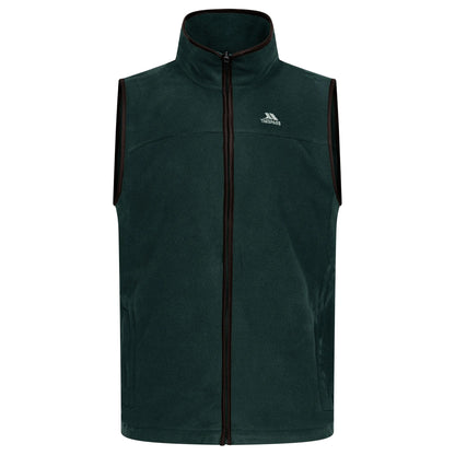 Dark Green - Front - Trespass Mens Bernary Fleece Gilet