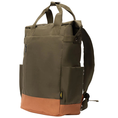 Khaki Green - Side - Trespass Narvie 22L Backpack