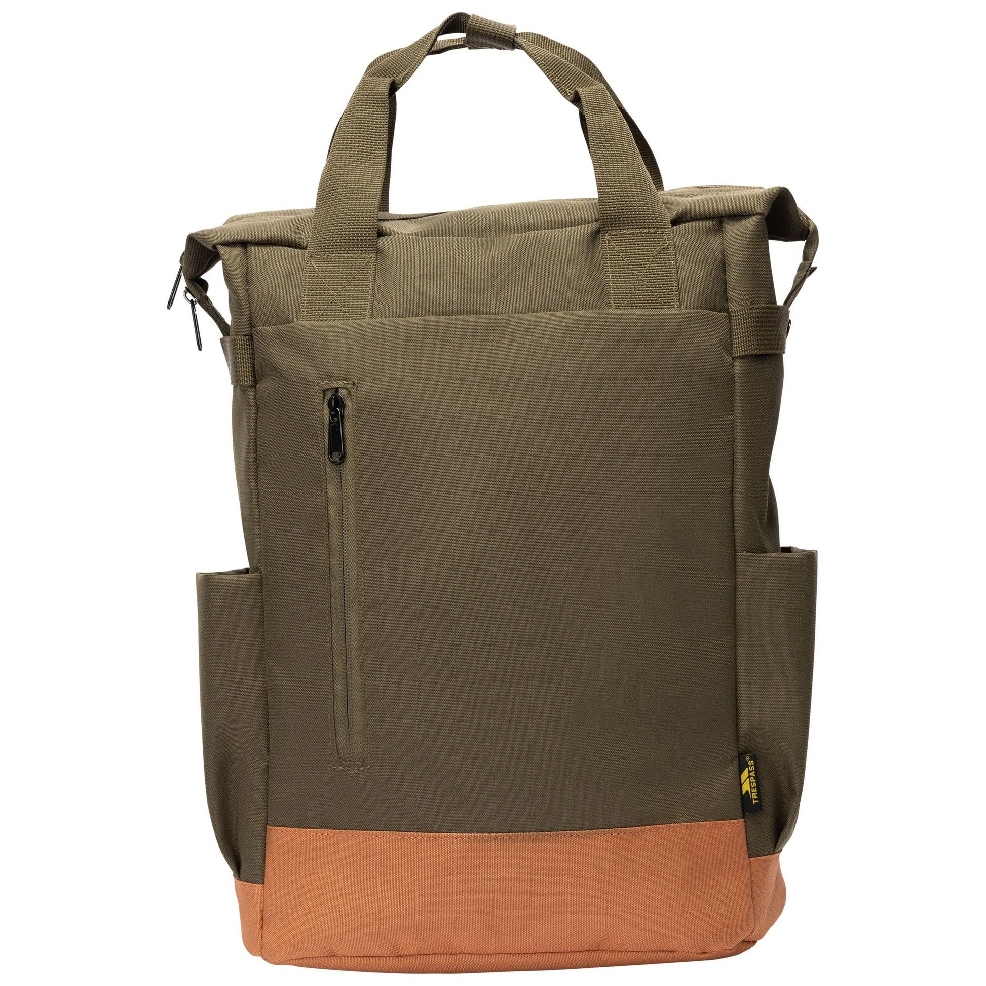Khaki Green - Front - Trespass Narvie 22L Backpack