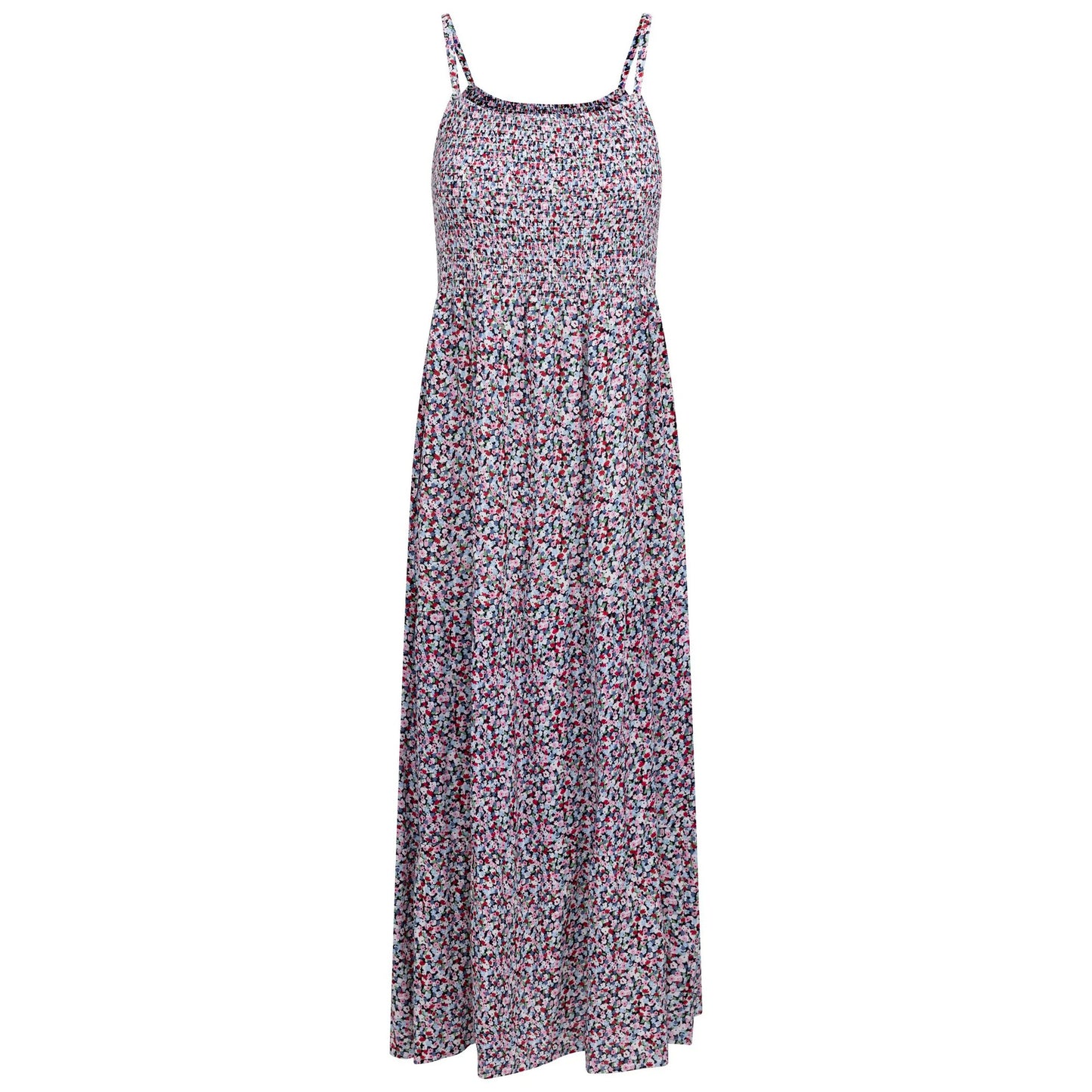 Multicoloured - Front - Trespass Womens-Ladies Selena Ditsy Floral Maxi Dress