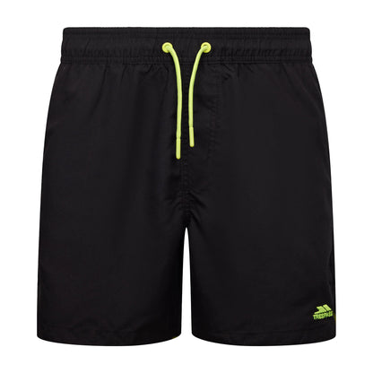 Black - Front - Trespass Mens Ricati Swim Shorts
