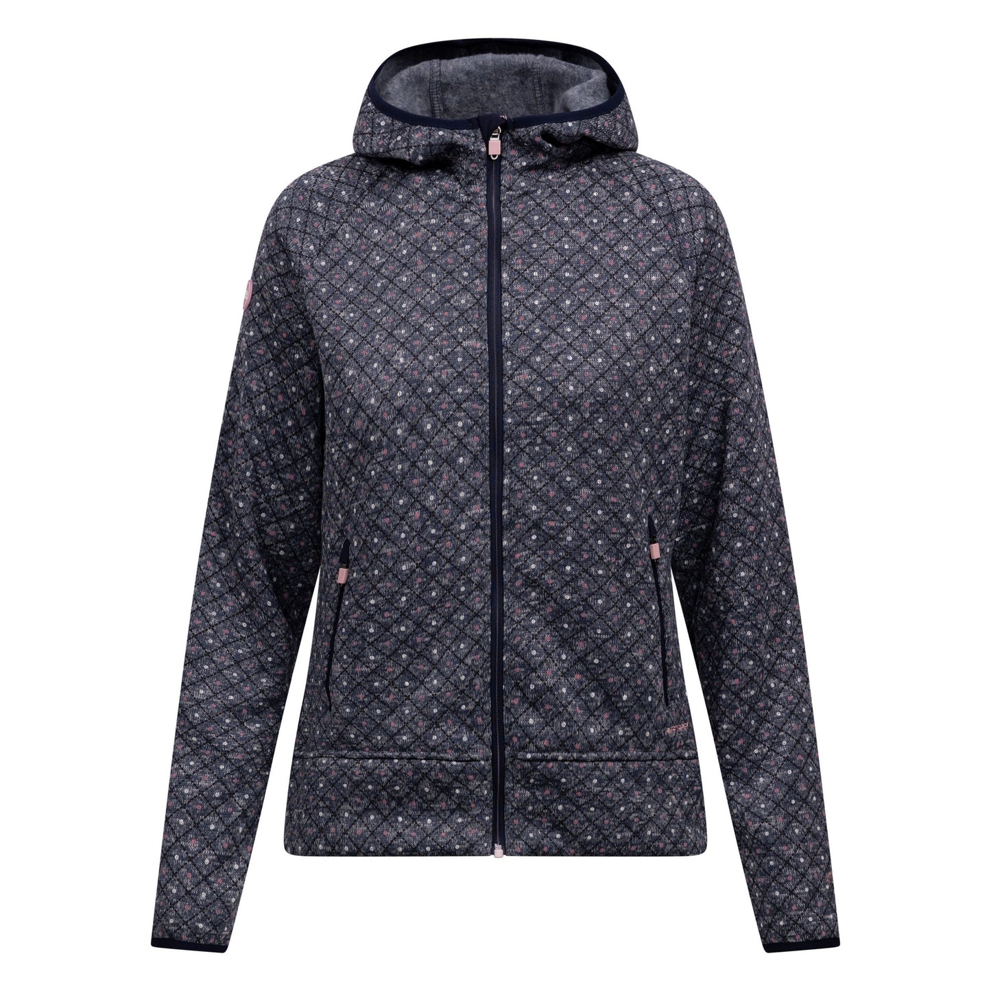Navy Marl - Front - Trespass Womens-Ladies Oleary Fleece