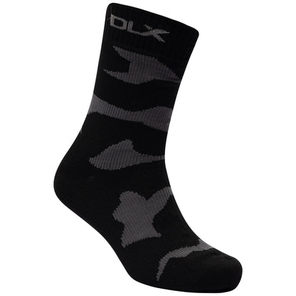 Black - Front - Trespass Unisex Adult Bellamy DLX Socks