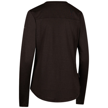 Black Marl - Back - Trespass Womens-Ladies Britney Active Top