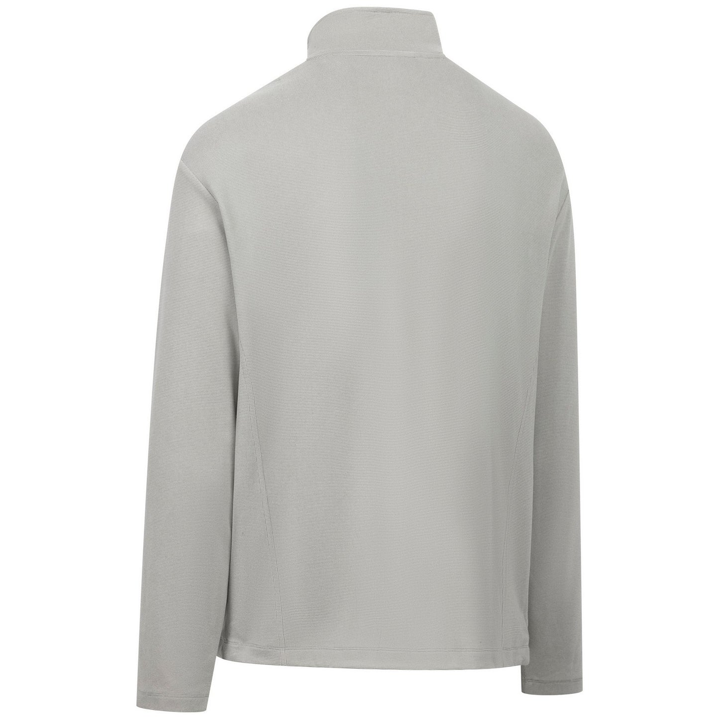 Greystone - Back - Trespass Mens Sebastian DLX Quarter Zip Fleece Top