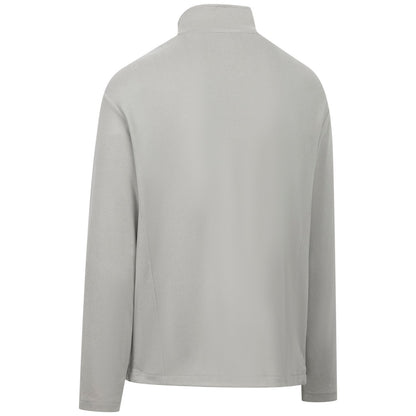 Greystone - Back - Trespass Mens Sebastian DLX Quarter Zip Fleece Top