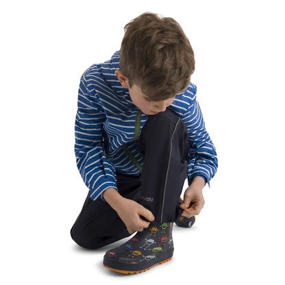 Blue - Lifestyle - Trespass Childrens-Kids Kinley Rain Suit