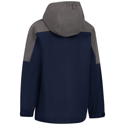 Storm Grey - Back - Trespass Childrens-Kids Blaytor Waterproof Jacket