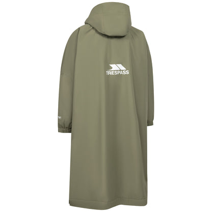 Olive - Back - Trespass Unisex Adult Harlem Raincoat