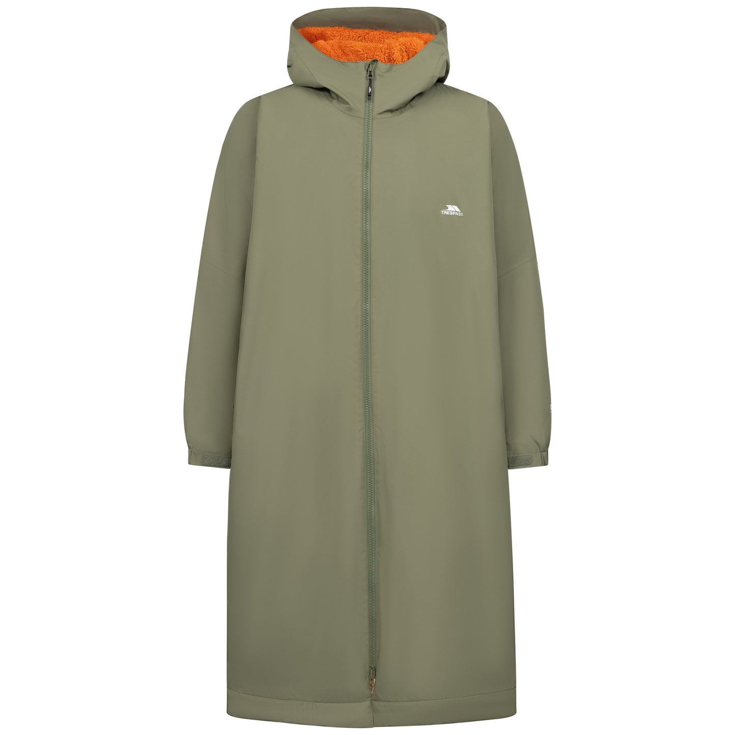 Olive - Front - Trespass Unisex Adult Harlem Raincoat