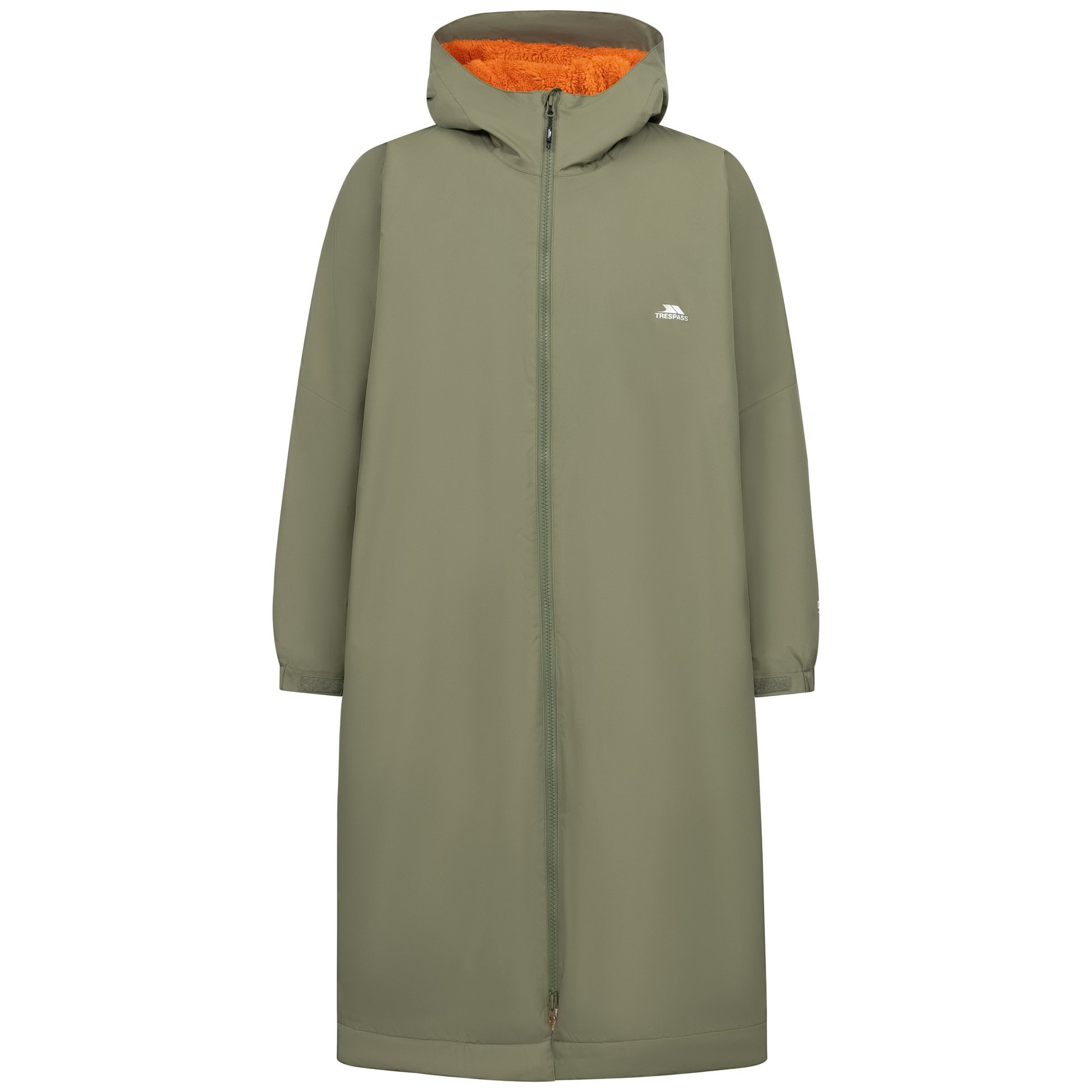 Olive - Front - Trespass Unisex Adult Harlem Raincoat