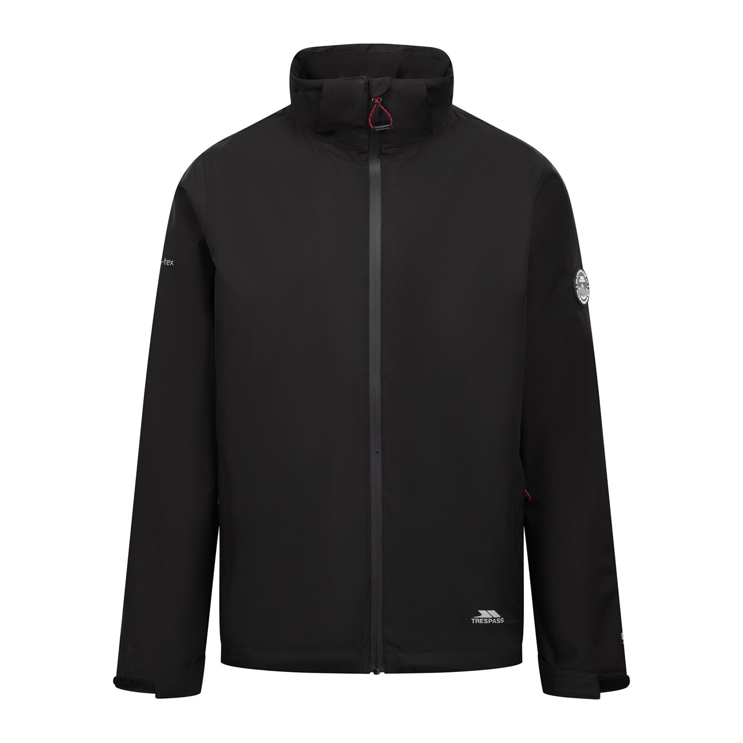 Black - Front - Trespass Mens Westford Waterproof Jacket