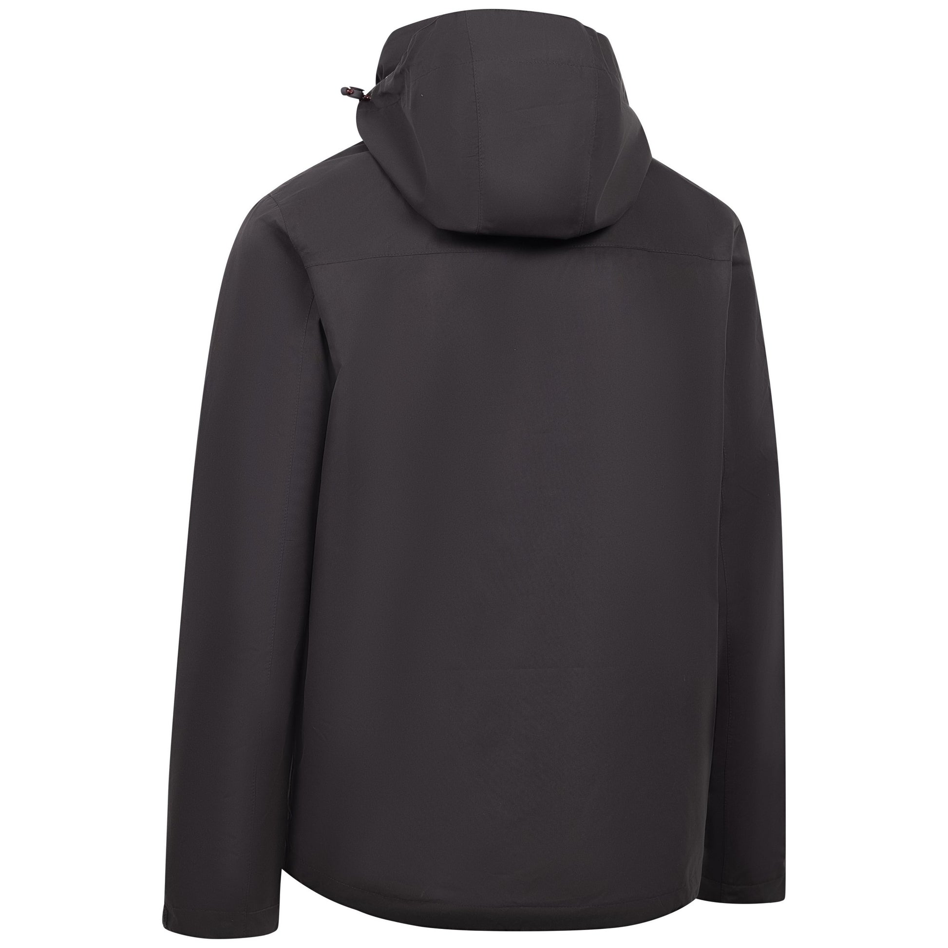 Dark Grey - Back - Trespass Mens Griminish Waterproof Jacket