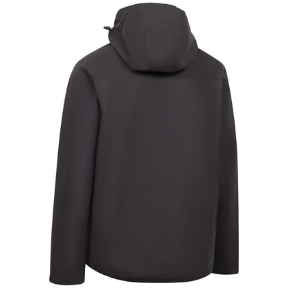 Dark Grey - Back - Trespass Mens Griminish Waterproof Jacket