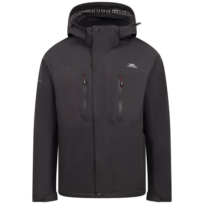 Dark Grey - Front - Trespass Mens Griminish Waterproof Jacket
