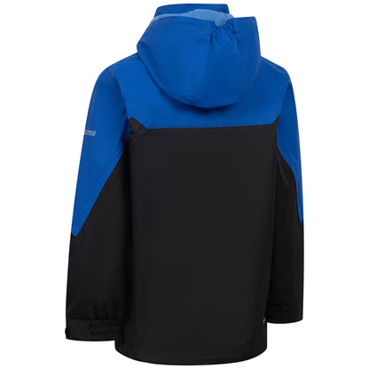 Blue - Back - Trespass Childrens-Kids Huddson Jacket