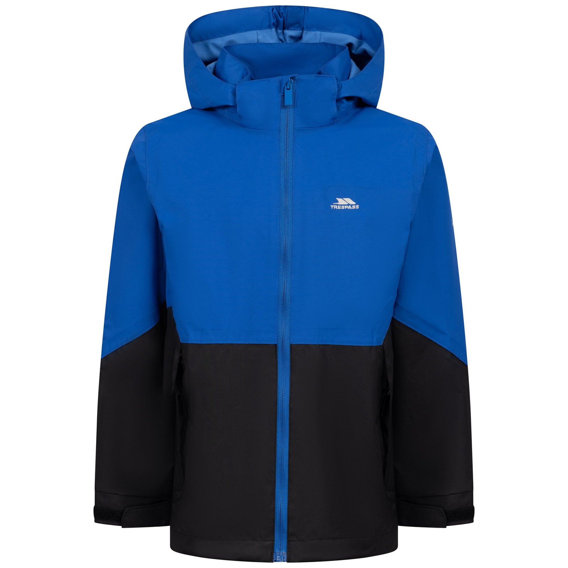 Blue - Front - Trespass Childrens-Kids Huddson Jacket