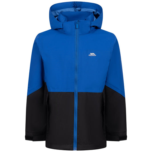 Blue - Front - Trespass Childrens-Kids Huddson Jacket
