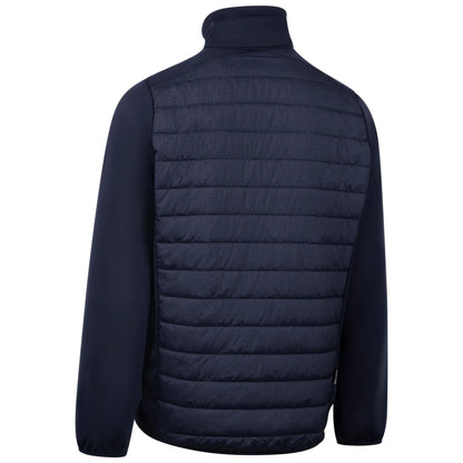 Navy Marl - Back - Trespass Mens Sharonton Hybrid Jacket