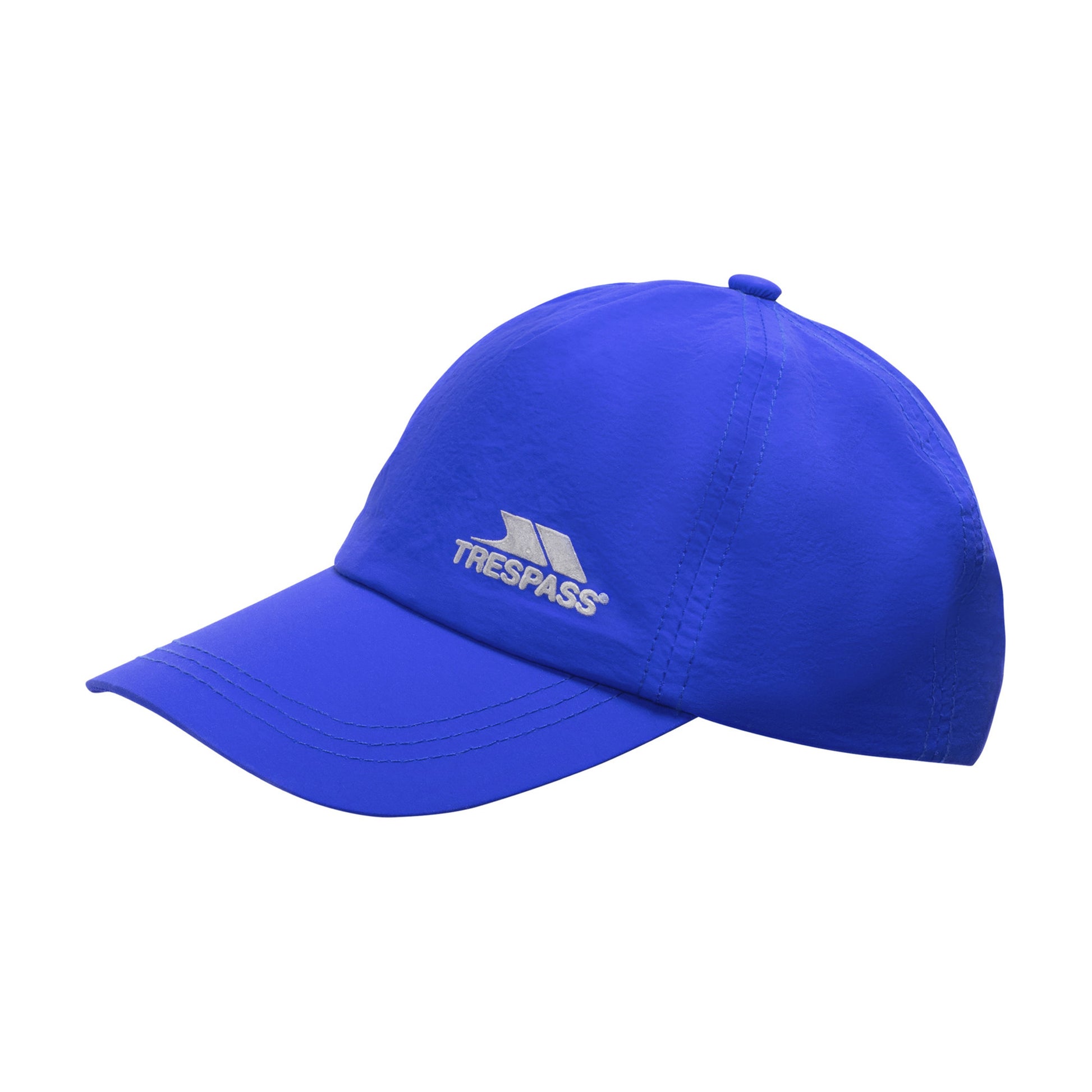 Blue - Pack Shot - Trespass Childrens-Kids Remie Water Resistant Active Baseball Cap