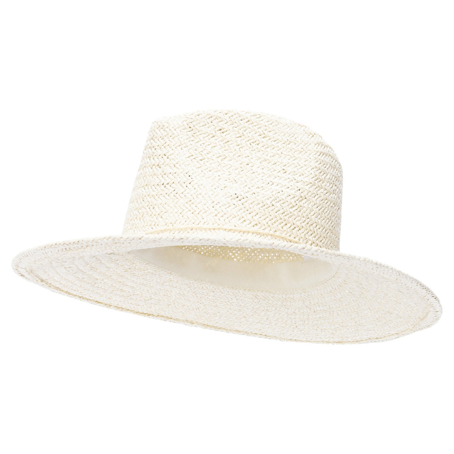 Natural - Side - Trespass Womens-Ladies Brielle Straw Hat