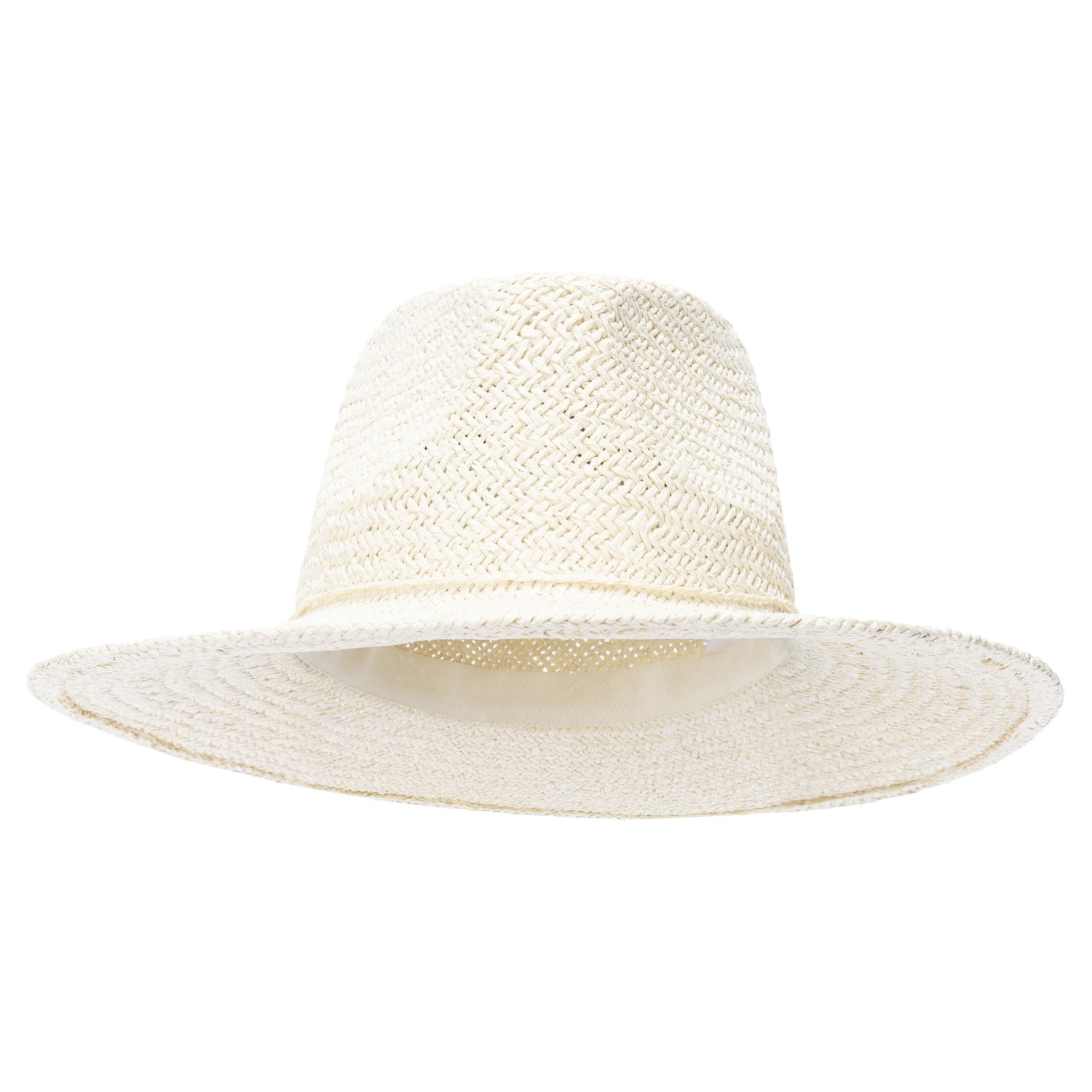 Natural - Front - Trespass Womens-Ladies Brielle Straw Hat