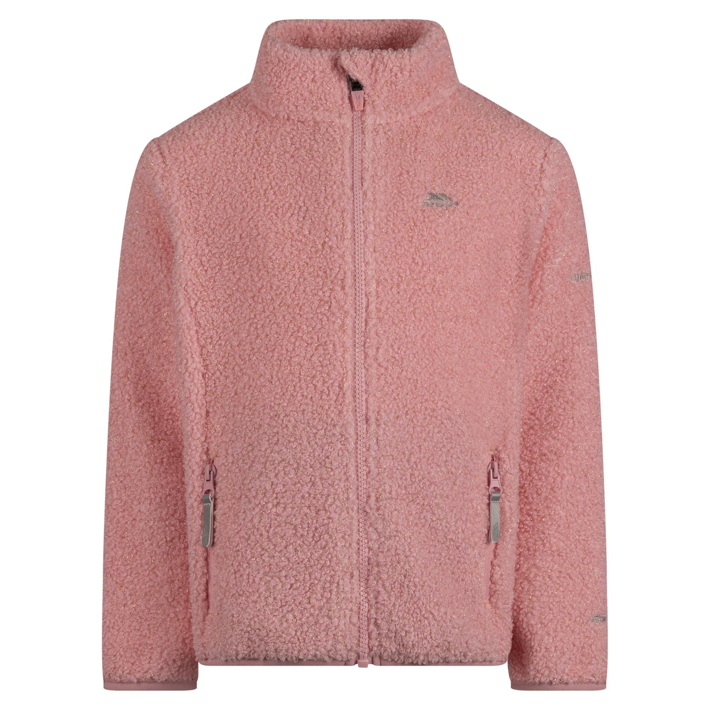 Baby Pink - Front - Trespass Girls Lunner AT300 Fleece