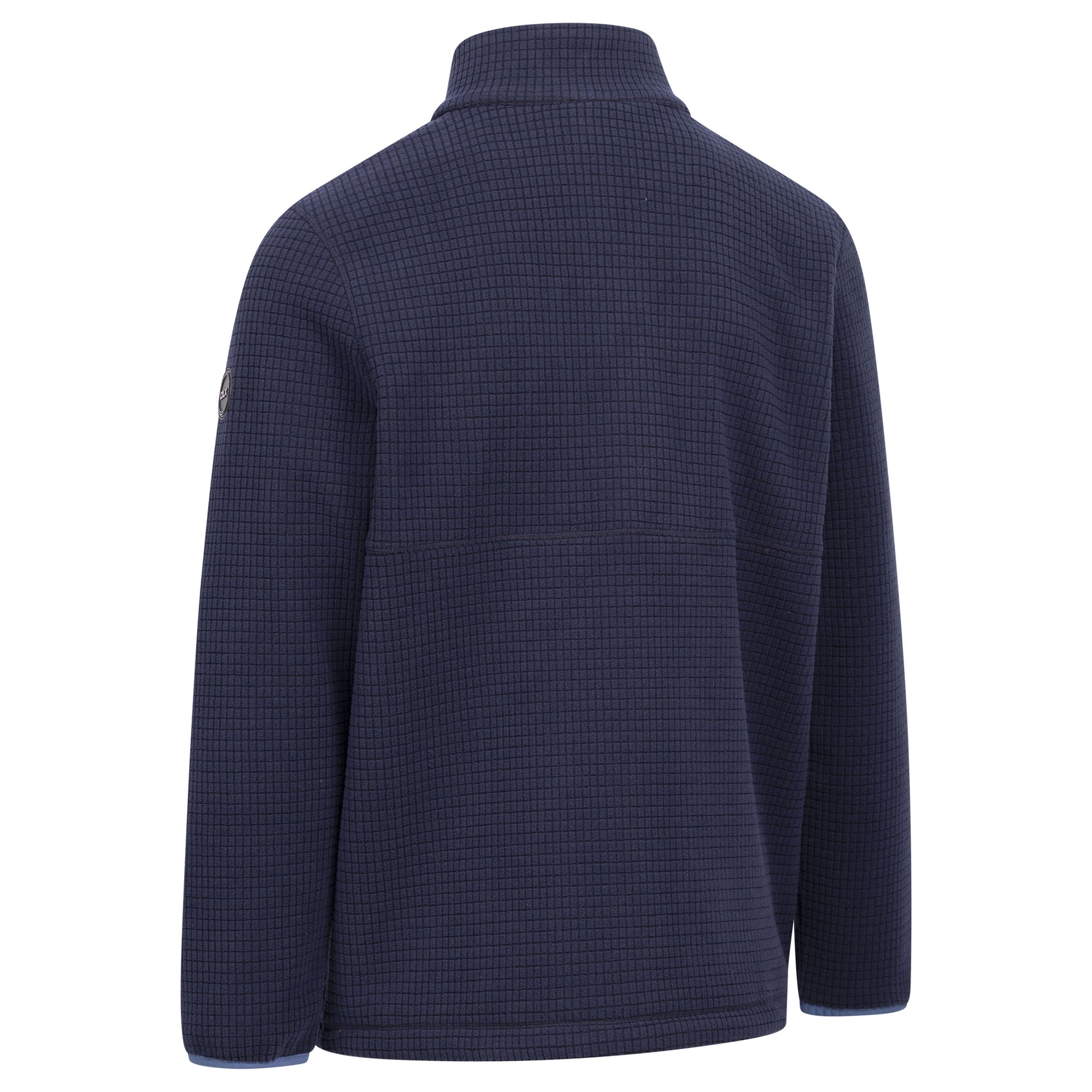 Navy Marl - Back - Trespass Womens-Ladies Oleary ll Printed Fleece Jacket
