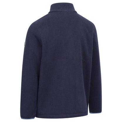 Navy Marl - Back - Trespass Womens-Ladies Oleary ll Printed Fleece Jacket