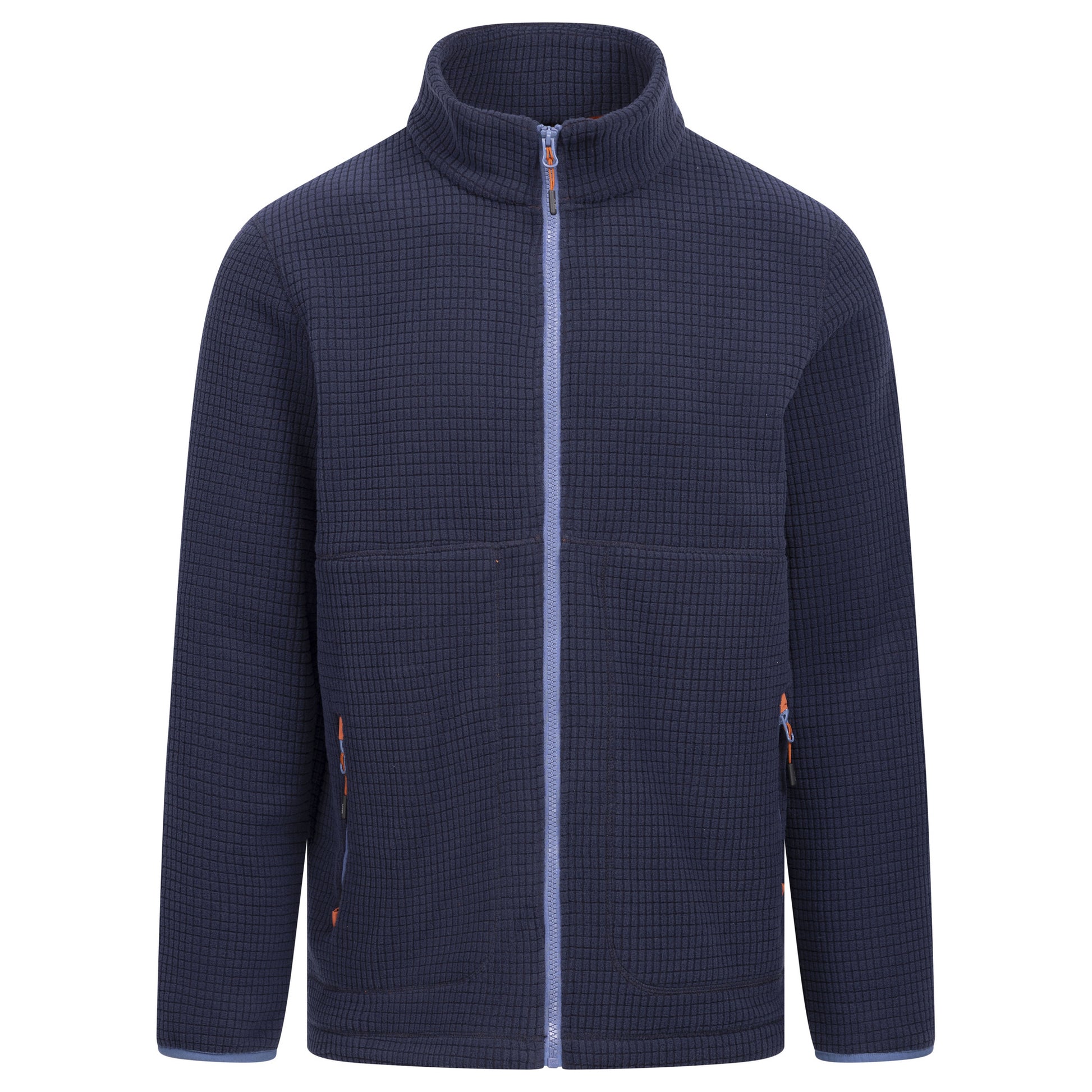 Navy Marl - Front - Trespass Womens-Ladies Oleary ll Printed Fleece Jacket