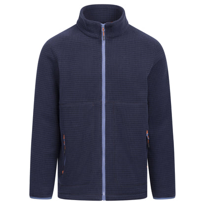 Navy Marl - Front - Trespass Womens-Ladies Oleary ll Printed Fleece Jacket